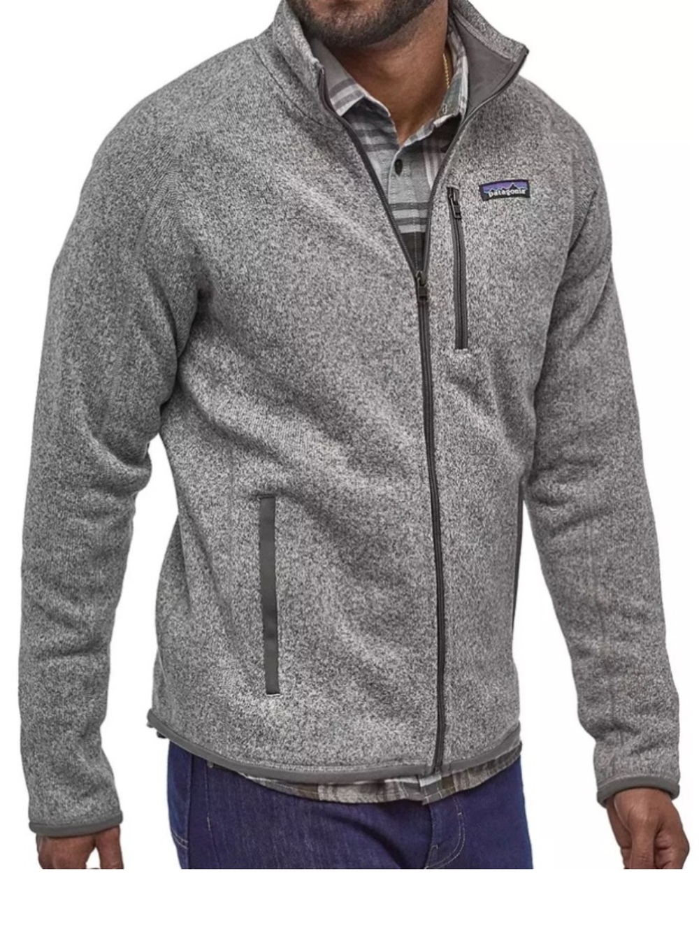 Patagonia Men’s Better Sweater Fleece Gray Jacket Size XL